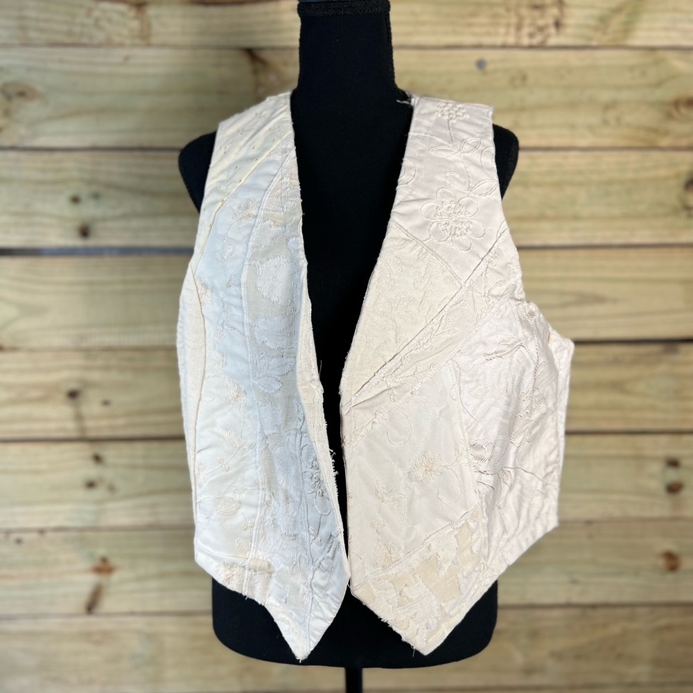 Handmade cotton boho vest xl​